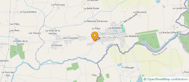 localisation de l'entreprise LA GIGUAIS  SAINT-SULPICE-DES-LANDES