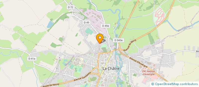 localisation de l'entreprise LA GIGUE à MONTGIVRAY