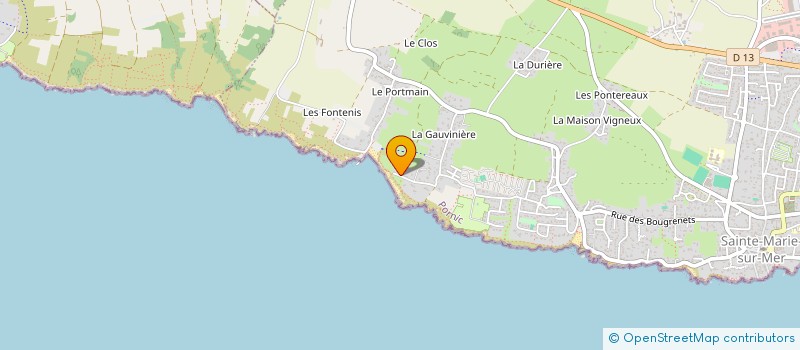 localisation de l'entreprise LA GILARDIERE  PORNIC