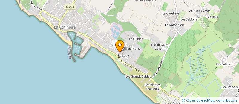 localisation de l'entreprise LA GILOUNIERE  SAINT-PIERRE-D'OLERON