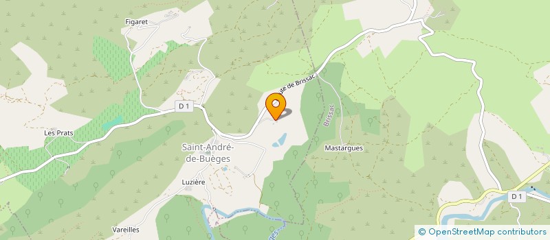 localisation de l'entreprise LA GIOCONDA  SAINT-ANDRE-DE-BUEGES