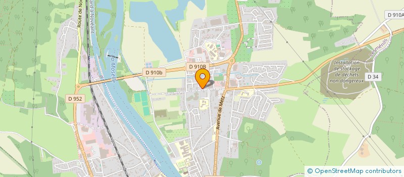 localisation de l'entreprise LA GIOIATINE  PONT-A-MOUSSON