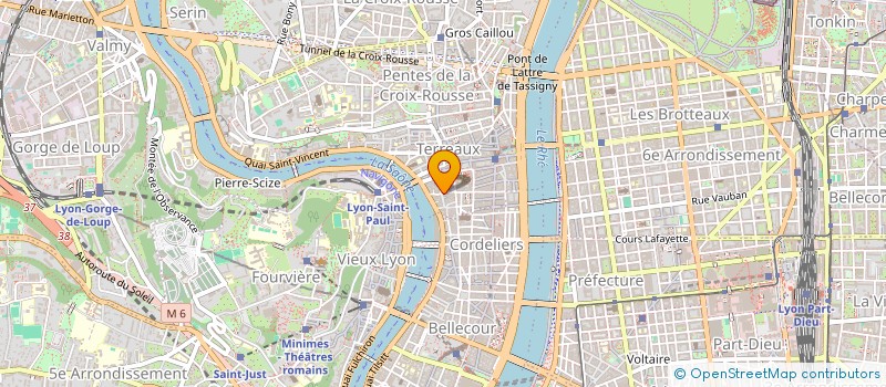 localisation de l'entreprise LA GIRAFE QUI SE PEIGNE à LYON