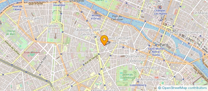 localisation de l'entreprise LA GIRAFE T.I  PARIS