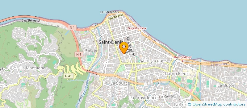 localisation de l'entreprise LA GIRANDOLE à SAINT-DENIS