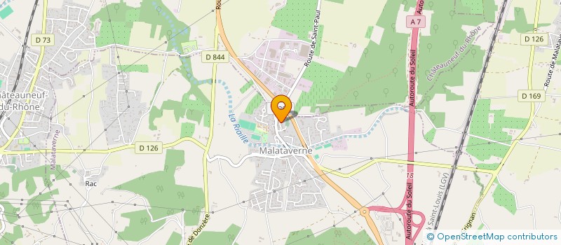 localisation de l'entreprise LA GIRAUDIERE à ALLAN