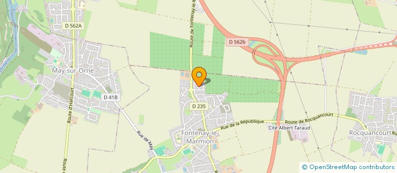 localisation de l'entreprise LA GIRAUDIERE à FONTENAY-LE-MARMION