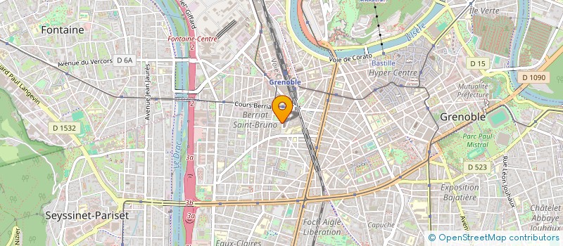 localisation de l'entreprise LA GIRELLE à GRENOBLE