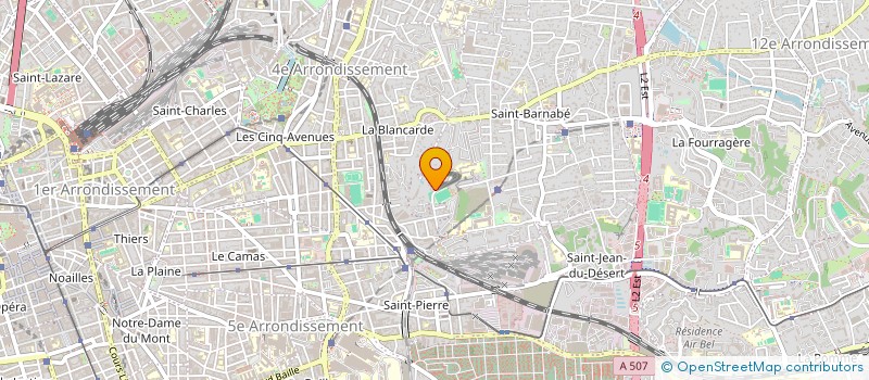 localisation de l'entreprise LA GIRELLE à MARSEILLE