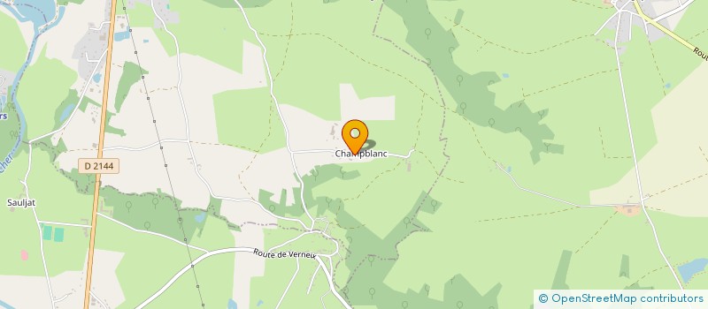 localisation de l'entreprise LA GIRELLE  ESTIVAREILLES