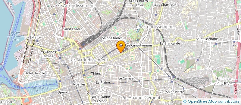 localisation de l'entreprise LA GIRELLE -PAON E.U.R.L à MARSEILLE