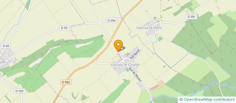 localisation de l'entreprise LA GIRONDINE  VAVRAY-LE-GRAND