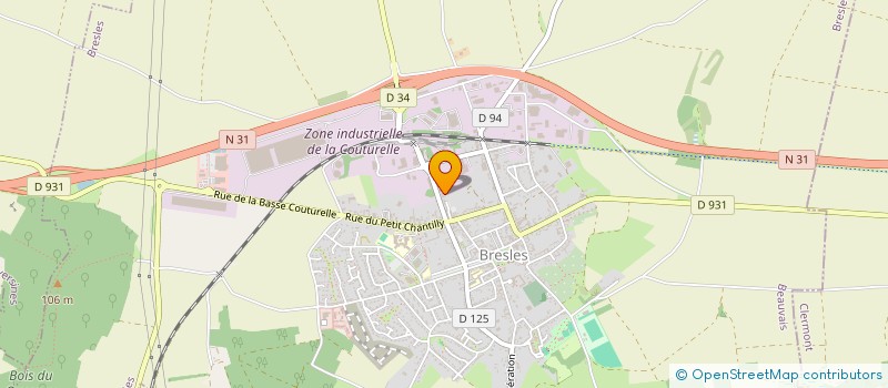 localisation de l'entreprise LA GIRONDOISE  THERDONNE