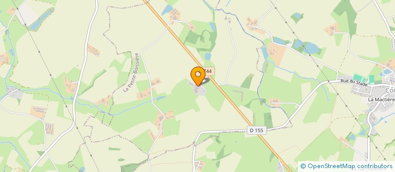 localisation de l'entreprise LA GIROUARDIERE  LA PETITE BOISSIERE