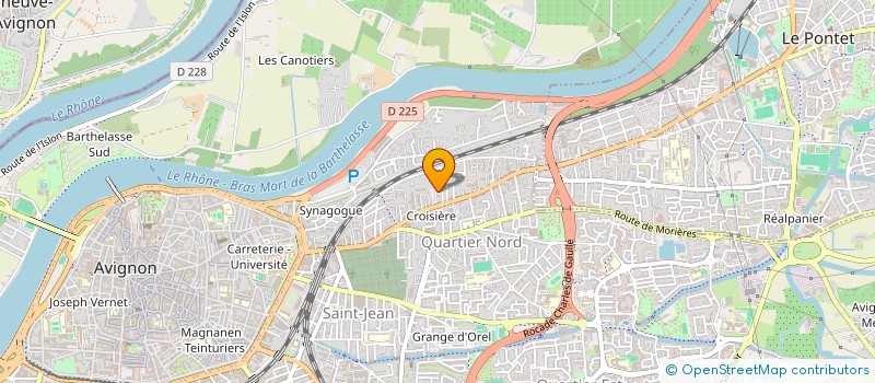 localisation de l'entreprise LA GIROUETTE  AVIGNON