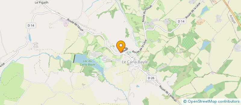 localisation de l'entreprise LA GIROUETTE à CARLA-BAYLE