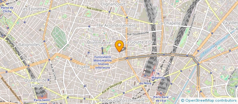 localisation de l'entreprise LA GITANE à PARIS