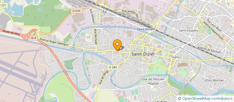 localisation de l'entreprise LA GITANE à SAINT-DIZIER
