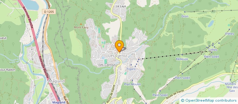 localisation de l'entreprise LA GIU  ARACHES-LA-FRASSE