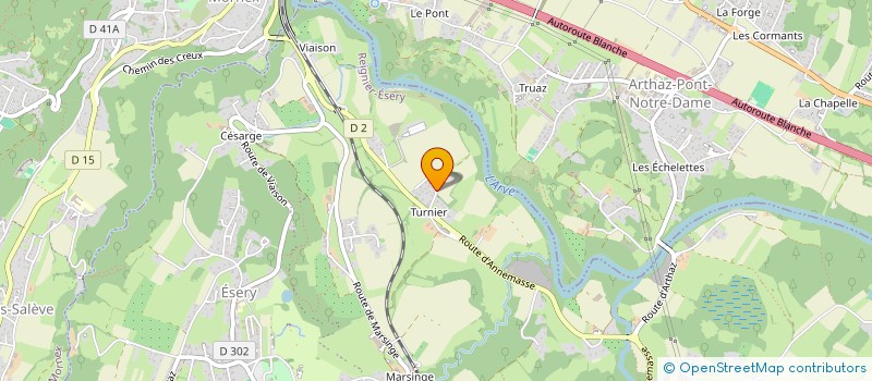localisation de l'entreprise LA GJOA DE NANTUEUX à REIGNIER-ESERY