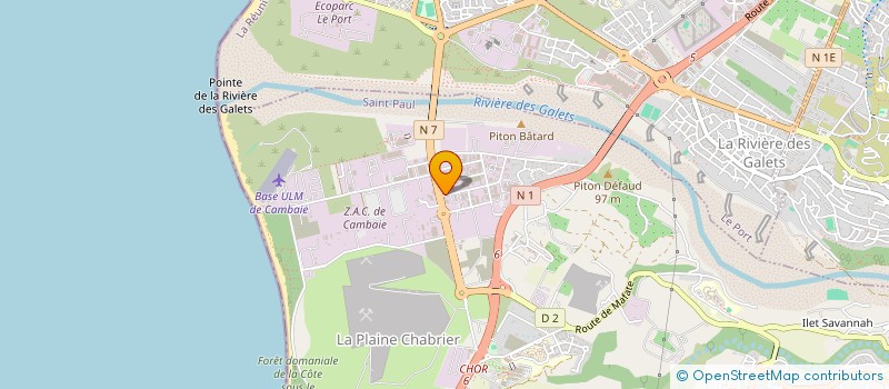 localisation de l'entreprise LA GLACERIE PEI  SAINT-PAUL