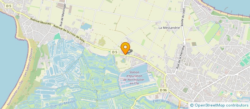 localisation de l'entreprise LA GLACIERE à NOIRMOUTIER-EN-L'ILE