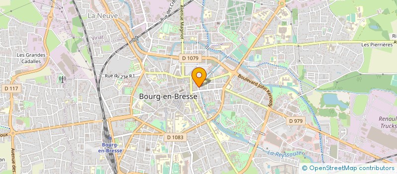 localisation de l'entreprise LA GLACIERE à BOURG-EN-BRESSE
