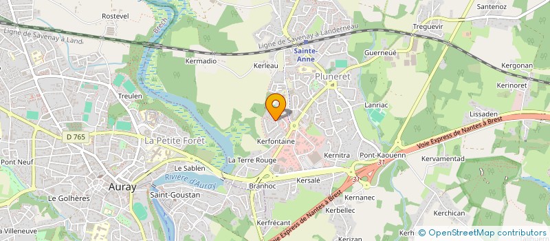 localisation de l'entreprise LA GLACIERE 84  PLUNERET