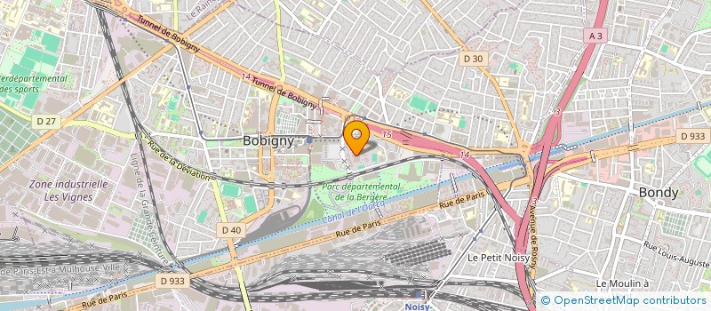 localisation de l'entreprise LA GLACIERE à BOBIGNY