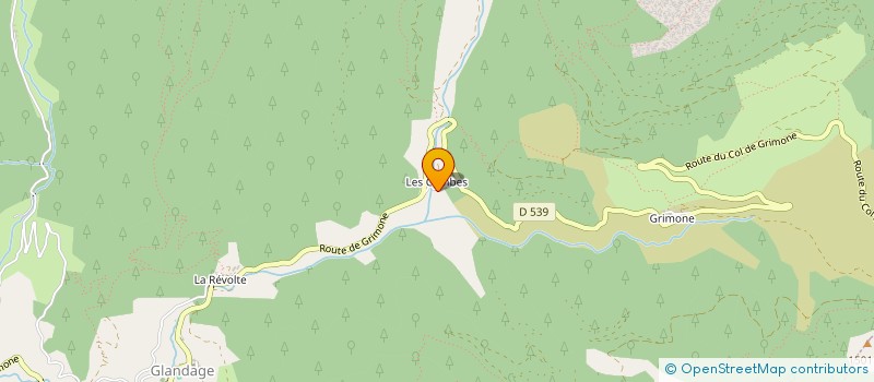 localisation de l'entreprise LA GLANDAGERIE  GLANDAGE