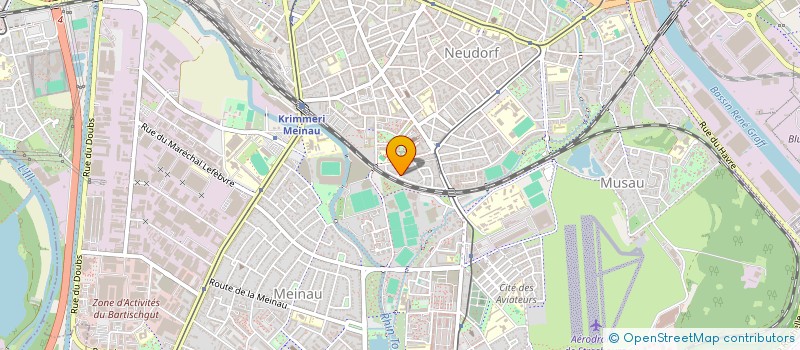 localisation de l'entreprise LA GLANEUSE  STRASBOURG