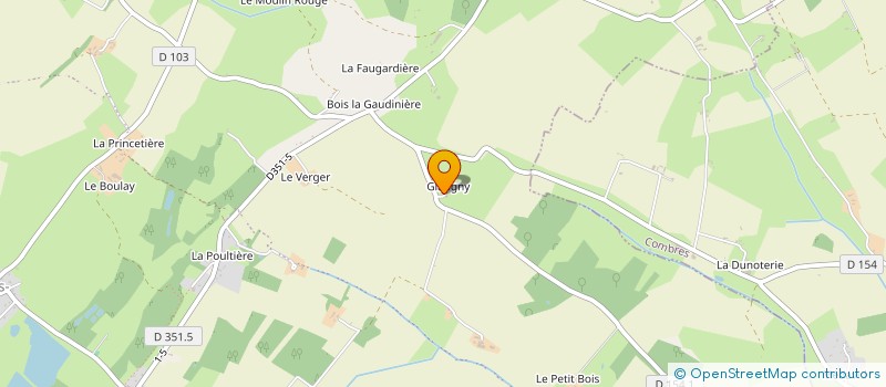 localisation de l'entreprise LA GLATINE à SAINTIGNY