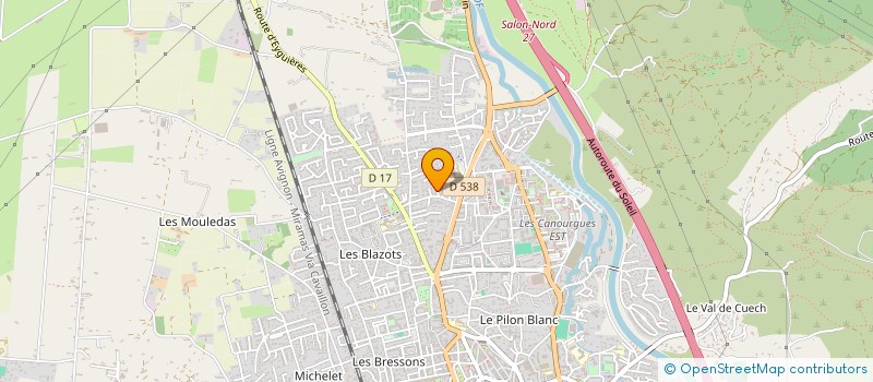 localisation de l'entreprise LA GLEBE  SALON-DE-PROVENCE