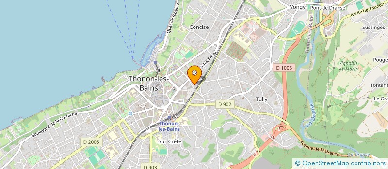 localisation de l'entreprise LA GLIERE  LYAUD