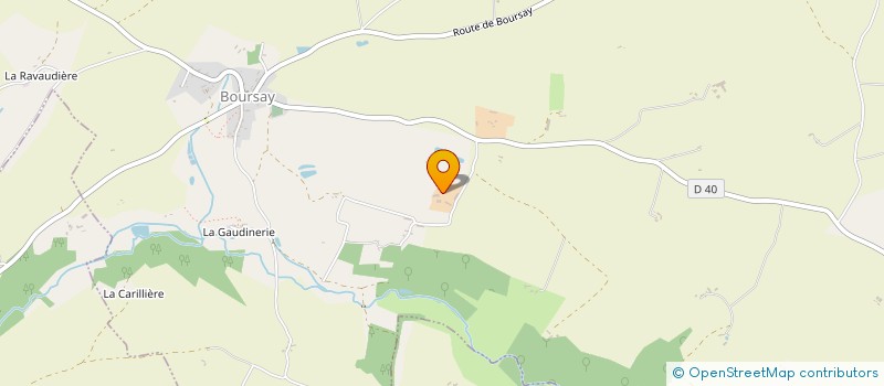 localisation de l'entreprise LA GLOMERIE  BOURSAY