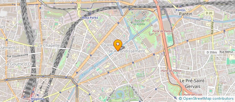 localisation de l'entreprise LA GLORIA DISCO  PARIS