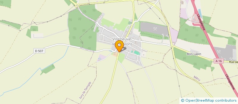 localisation de l'entreprise LA GLORIETTE  VILLENEUVE-LES-SABLONS