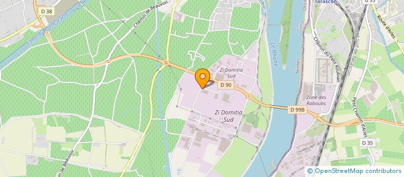 localisation de l'entreprise LA GLORIETTE DISTRIBUTION  BEAUCAIRE