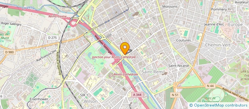 localisation de l'entreprise LA GLOTTE  CHALONS-EN-CHAMPAGNE