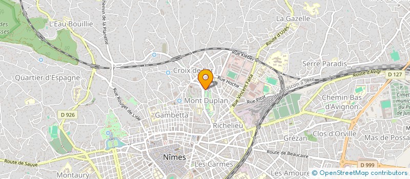 localisation de l'entreprise LA GLOTTE DES DEMOISELLES  NIMES