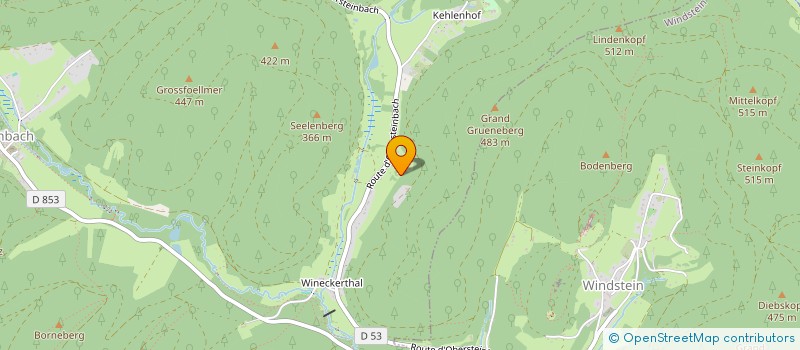 localisation de l'entreprise LA GLOUILLE  DAMBACH