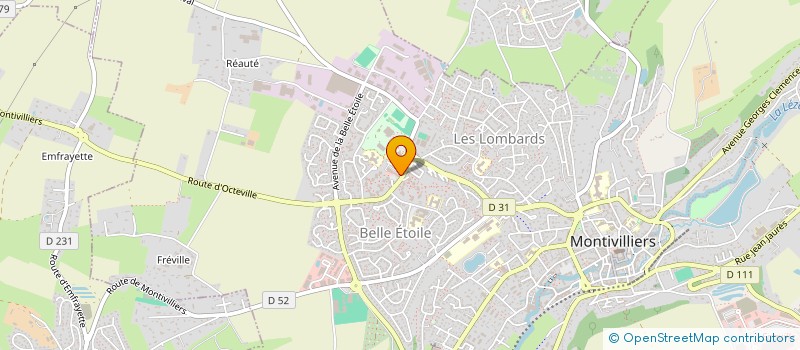 localisation de l'entreprise LA GLUE 76  MONTIVILLIERS