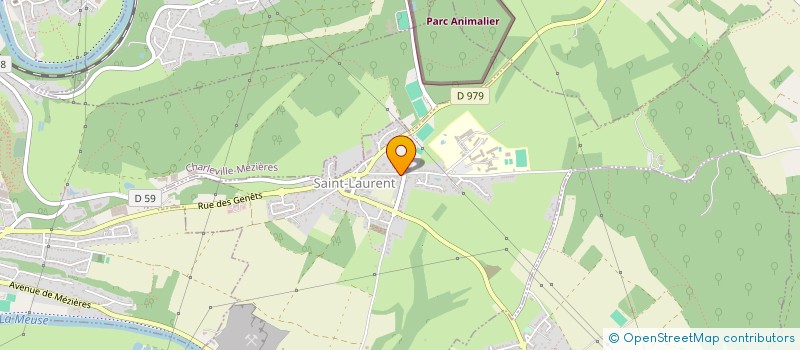 localisation de l'entreprise LA GLYCINE  SAINT-LAURENT