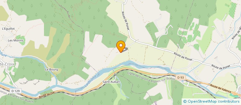 localisation de l'entreprise LA GLYCINE  PONET-ET-SAINT-AUBAN