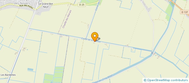 localisation de l'entreprise LA GODINIERE  CHAILLE-LES-MARAIS