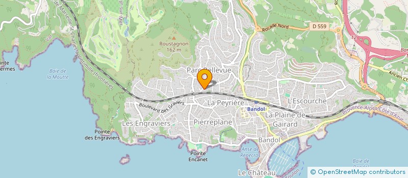 localisation de l'entreprise LA GOELETTE à BANDOL