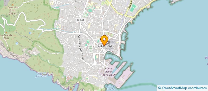 localisation de l'entreprise LA GOELETTE  LA CIOTAT