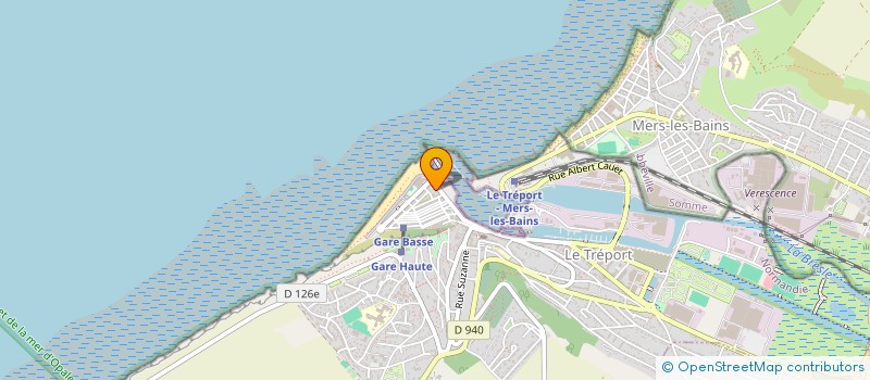 localisation de l'entreprise LA GOELETTE à LE TREPORT