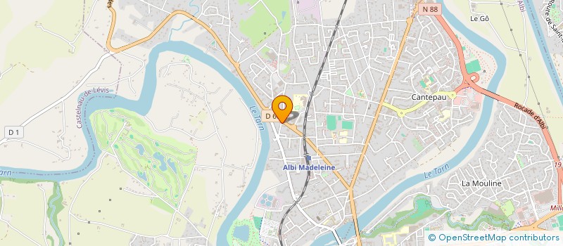 localisation de l'entreprise LA GOGUETTE à ALBI