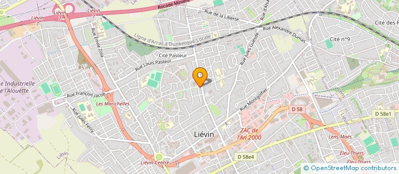 localisation de l'entreprise LA GOHELLE  LIEVIN